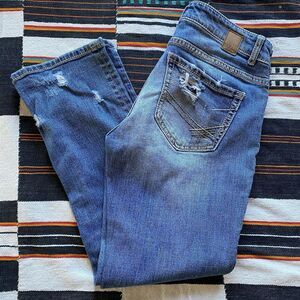 BKE Payton Denim Jeans. Size 27/26. Low Rise. Distressed Style.
